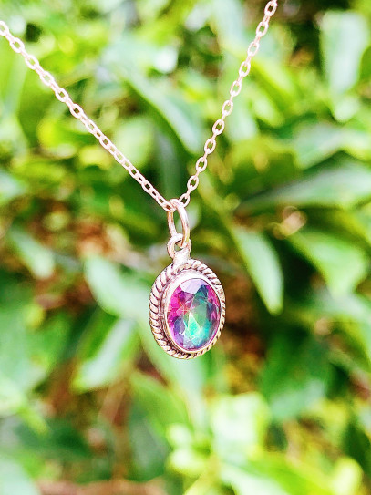 Mystic Topaz 'Mystic Aurora' Necklace