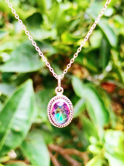 Mystic Topaz 'Mystic Aurora' Necklace