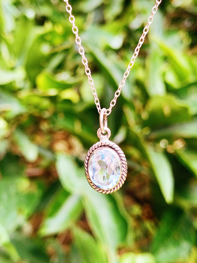 Collar 'Esplendor Divino' de Aguamarina