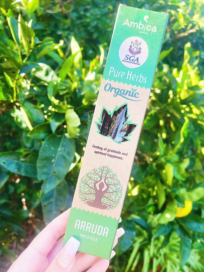 Incienso orgánico de Ruda - Ambica Pure Herbs