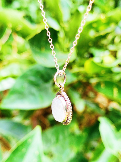 Moonstone 'Mystic Aurora' Necklace