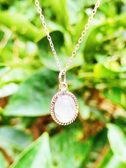 Moonstone 'Mystic Aurora' Necklace