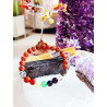 'Chakra Guardian Rudraksha' bracelet made of natural Rudraksha and the 7 chakras