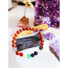 'Chakra Guardian Rudraksha' bracelet made of natural Rudraksha and the 7 chakras