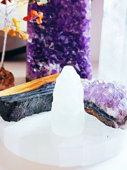 Selenite Point Monolith Cathedral | Cleaning and Protection