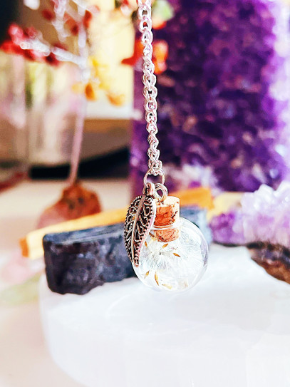 Dandelion Whisper Necklace ✨ made of stainless steel