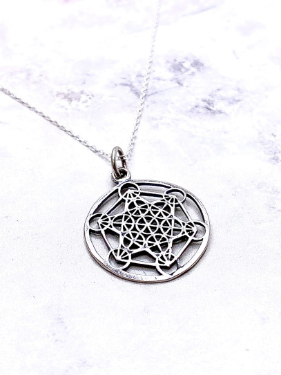 Collar del Ángel Metatrón ✨ de plata de ley