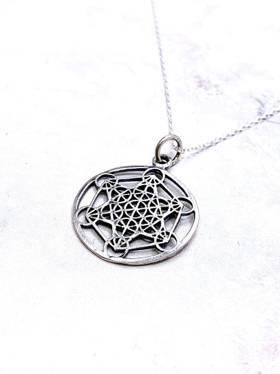 Collar del Ángel Metatrón ✨ de plata de ley
