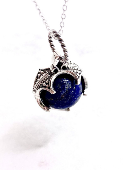 Collar 'Gotland' XL de Lapislázuli - Sabiduría