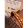 Pulsera 'Asha' de Citrino 6mm | Dinero y prosperidad