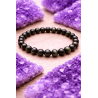 🔮 Pulsera Espejo protector del alma de Obsidiana dorada 4mm | Protección y traumas