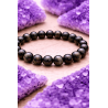 🔮 Pulsera Espejo protector del alma de Obsidiana dorada 4mm | Protección y traumas