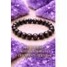 🔮 Pulsera Espejo protector del alma de Obsidiana dorada 4mm | Protección y traumas