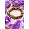 Pulsera 'India' de chip de Unakita, Jaspe verde | Energía femenina y protección