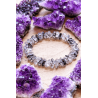 🔮 Indian Tourmalinated Quartz Chip Bracelet | Health and Protection