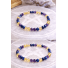 Pulsera portal intuición de Citrino, Amatista y Lapislázuli 6mm 🔮 Poderes psíquicos