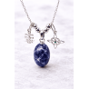 Sodalite Triple Protection Necklace | Intelligence and studies, exams or competitive exams