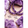 'Elly' Bracelet with Witch's Knot and 6mm Amethyst | Protection
