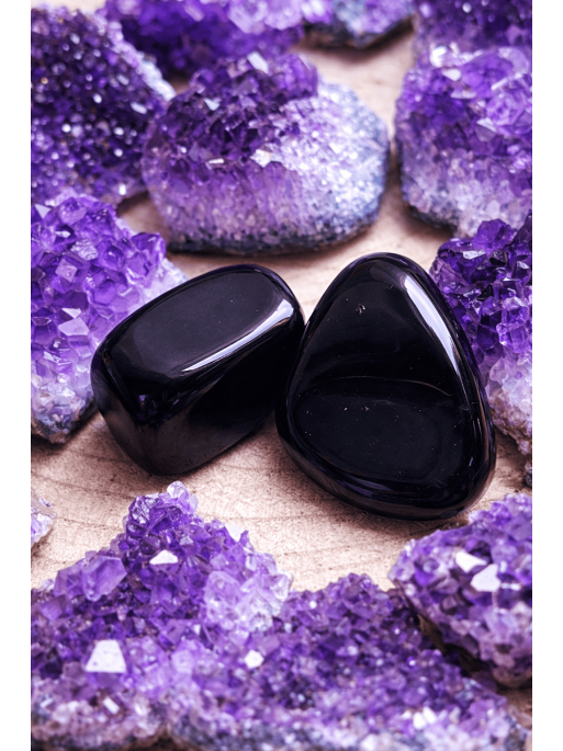 Rodado de Turmalina negra grande | Protección, limpieza contra el mal de ojo