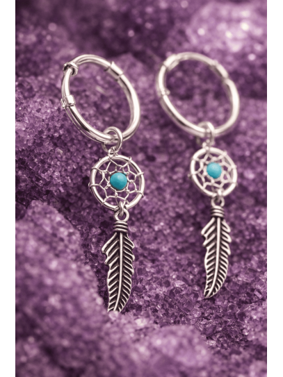 Turquoise Wing Earrings ✨ Attract prosperity and happiness