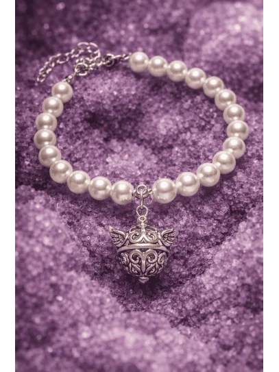 Celestial Sphere Pearl Bracelet 👼✨ Angel Caller