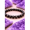 🔮 Pulsera Espejo protector del alma de Obsidiana dorada 6mm | Protección y traumas