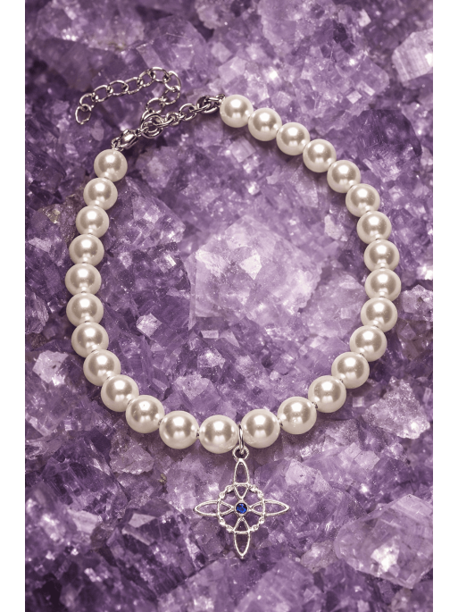 Natural Pearl Bracelet and Divine Protection ✨ Witch's Knot