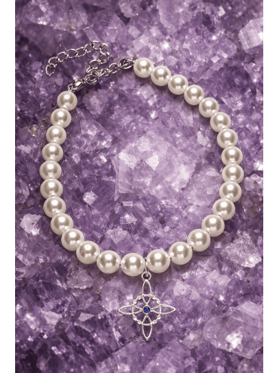 Natural Pearl Bracelet and Divine Protection ✨ Witch's Knot