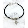 Witches Knot and Black spinel 'Glinda' bracelet