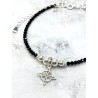 Witches Knot and Black spinel 'Glinda' bracelet