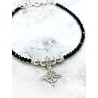 Witches Knot and Black spinel 'Glinda' bracelet