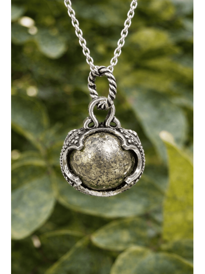 Collar 'Gotland' de Pirita - Imán de la abundancia