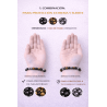 🔮 Pulsera Signo del Zodiaco Leo triple protección Obsidiana negra, Hematite y Ojo de Tigre 8mm