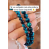 🔮 Pulsera Signo del Zodiaco Capricornio 6mm | Turmalina negra y Ojo de Tigre azul