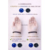 🔮 Pulsera Signo del Zodiaco Capricornio 6mm | Turmalina negra y Ojo de Tigre azul