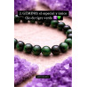 🔮 Pulsera Signo del Zodiaco Géminis de Ojo de Tigre verde y Turmalina 6mm | Protección y suerte