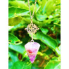 'Agatha' Pendulum made of natural stone and Witch's Knot - Protection and healing