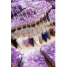 'Agatha' Pendulum made of natural stone and Witch's Knot - Protection and healing