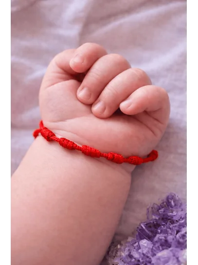 Pulsera de los 7 nudos de protección para niño o bebé