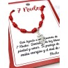 Pulsera de los 7 nudos de protección y Cruz de Caravaca