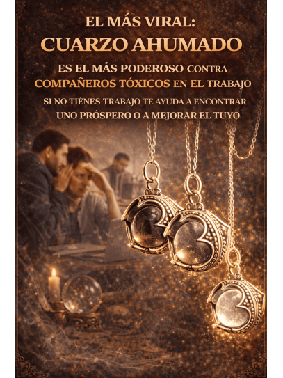 'Gotland' XL Smoky Quartz Necklace - Against toxic companions