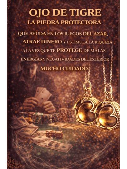 'Gotland' XL Tiger's Eye Necklace - Protection and abundance