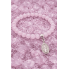 Rose Quartz and Miraculous Virgin Bracelet | Protection and good omens