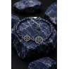 Pulsera Hechizo mágico de Triple Protección 🔮 Plata · Nudo de Bruja · Tetragramatón · Sodalita