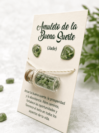 Flascó de Jade - Amulet de la Bona Sort, abundància i prosperitat