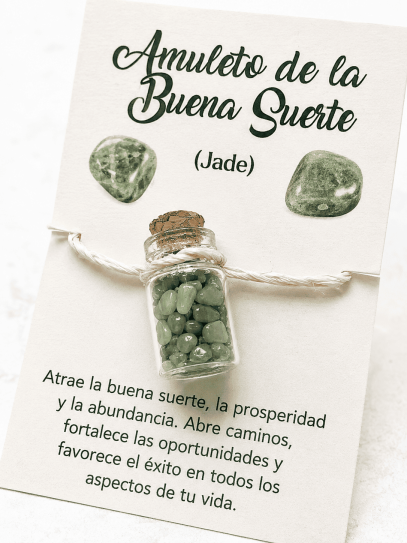 Flascó de Jade - Amulet de la Bona Sort, abundància i prosperitat