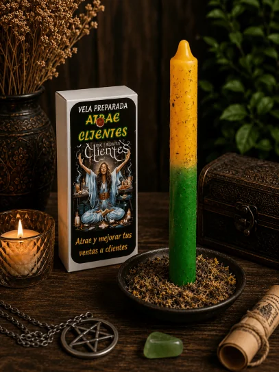 Vela de Protección Suprema ✨ Vela preparada Atrae clientes