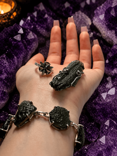 Pulsera ÚNICA EDICIÓN LIMITADA de MOLDAVITA AUTÉNTICA Y CERTIFICADA