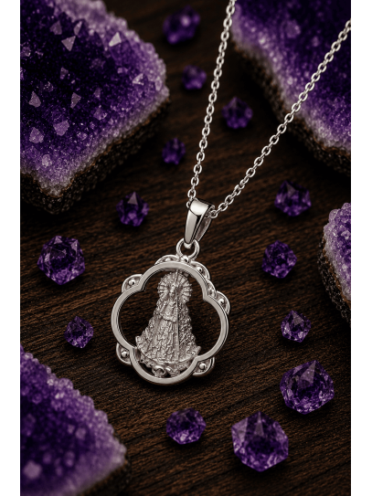 Virgin of El Rocío Necklace ✨ | Faith, Hope and Divine Protection
