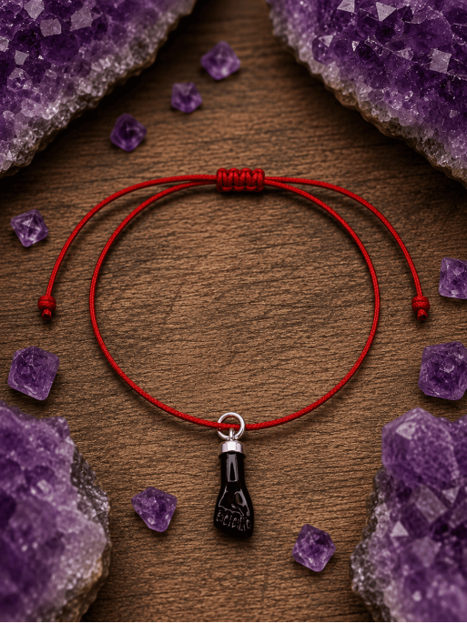 Red Activated Magic Bracelet of Protection from the Jet Fist